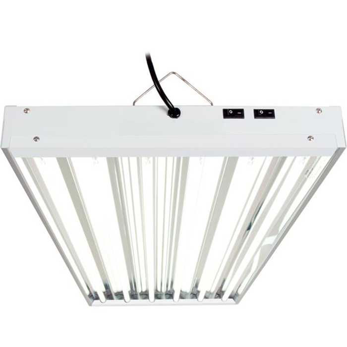 AgroBrite Fluorescent Grow Light T5 4FT 6 Bulb Fixture 6400K