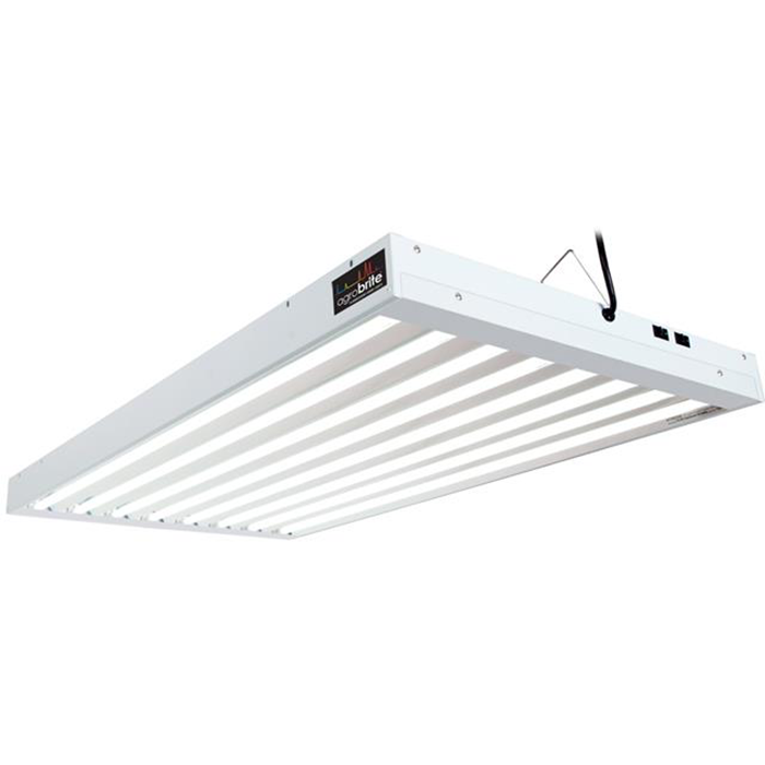 AgroBrite Fluorescent Grow Light T5 4FT 8 Bulb Fixture 6400K
