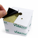 HBX Block Cover, 6 Mil, Black/White Poly, 4 Inch - Pack of 40