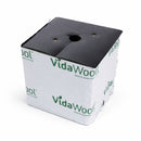 HBX Block Cover, 6 Mil, Black/White Poly, 4 Inch - Pack of 40