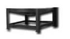 Chem-Tainer Cylindrical Cone Bottom Tank Metal Stand, 200 Gallon - 31"