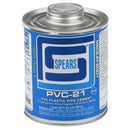 Spears PVC - 21 Blue Medium Body PVC Cement Glue 1/2 Pint