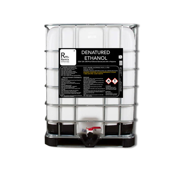 Remix Chem - Ethanol - Denatured Ethanol USP Spec Extractor Solvent 710 (CDA12A), 270 Gallon