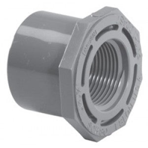 Spears 2" x 1" PVC Schedule 80 Spigot x Fipt Reducer Bushing