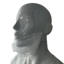HBX Disposable Beard Cover, Pack of 100