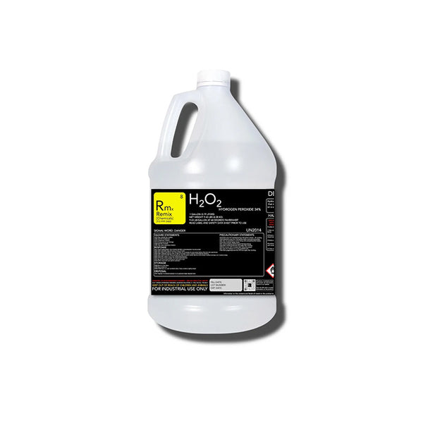 Remix Chem Hydrogen Peroxide 34% H2O2, 1 Gallon