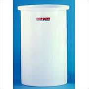 Chem-Tainer Open Top Flat Bottom Cylindrical Tank, 30 Gallon - 18" x 29"