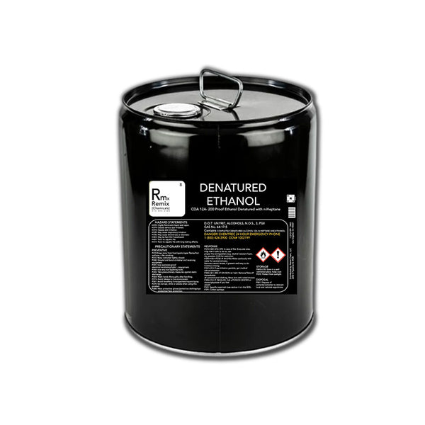 Remix Chem Denatured Ethanol FCC Spec Extractor Solvent 710 (CDA12A), 5 Gallons