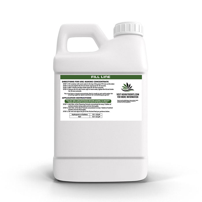 HGV Nutrients Flowering Formula 0-10-26, 2.5 Gallon Jug