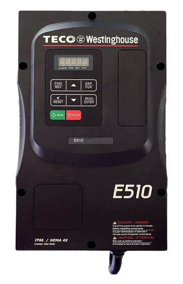 Teco ELE-VFD 8HP 3PH 460V INPUT E510-408-H3N4-U