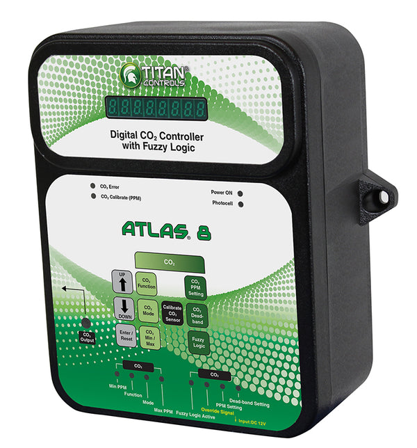 Titan Controls Atlas 8: Digital CO2 Controller with Fuzzy Logic