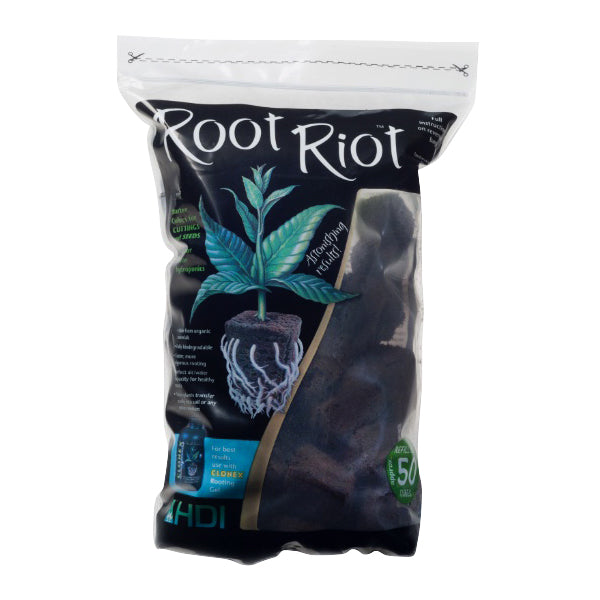 Hydrodynamics International Root Riot Plugs, Square - 1500 Count