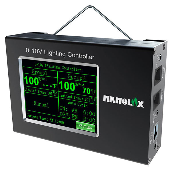 NanoLux 2-Zone Smart Lighting Controller with LCD Touchscreen