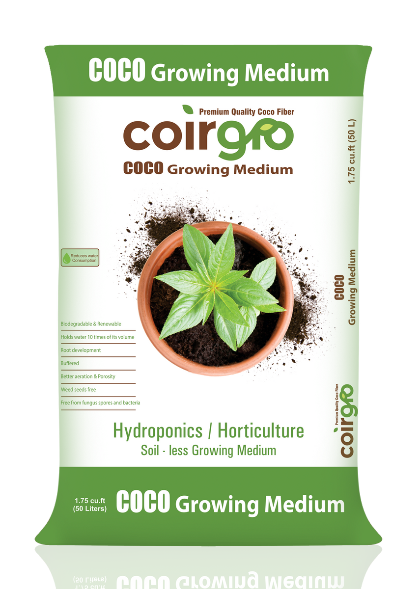 Coirgro - Premium Coco Growing Medium Buffered - 50 L Bag