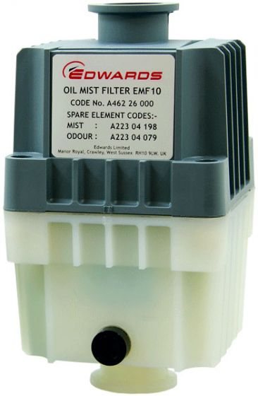Across International Dual-Stage Exhaust Mist & Odor Filter for Edwards RV8 Pumps