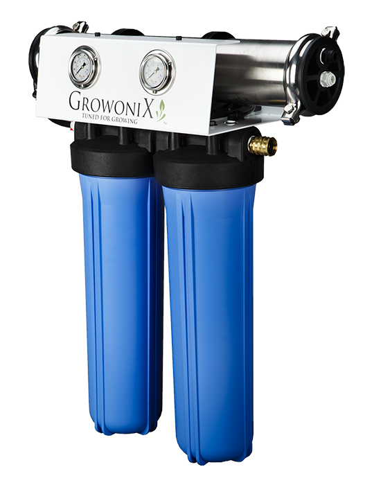 Growonix - EX1000 Tall High Flow Reverse Osmosis System w/ Upgraded Premium KDF85/ Catalytic Carbon Filter,