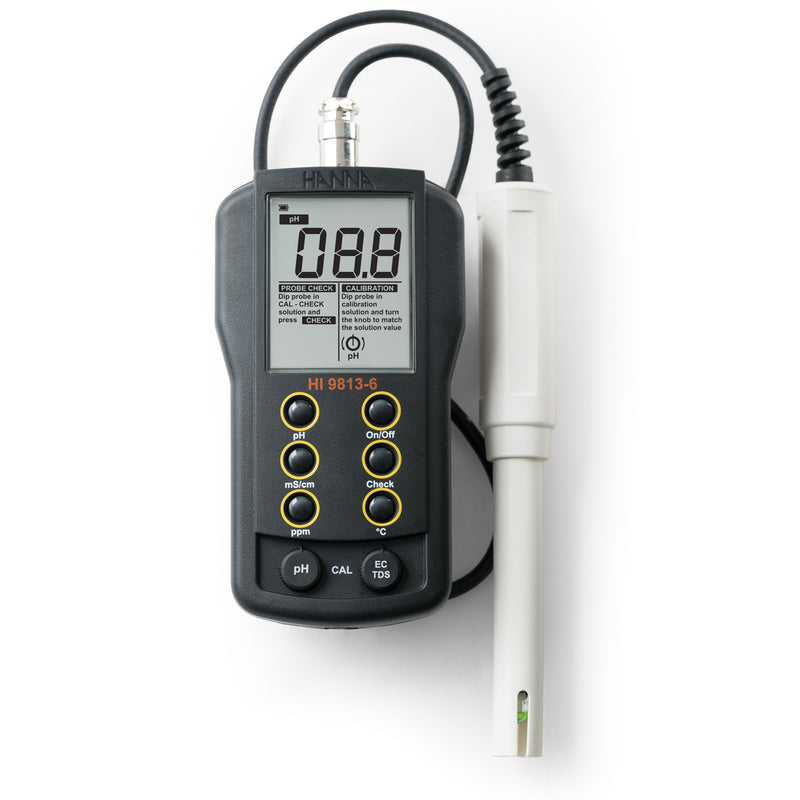 Hanna Instruments Water Resistant Portable pH/EC/TDS/Temperature Meter