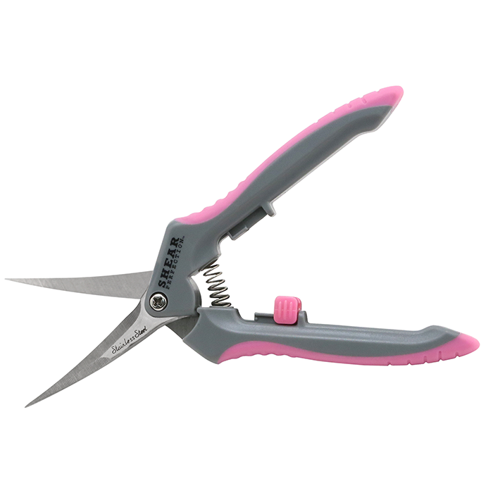 Shear Perfection Platinum Series Stainless Trimming Shear 2 in Curved - Pink (12/Cs)