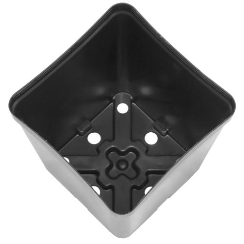 Gro Pro Square Plastic Pot, 5.5 x 5.5 x 6 in