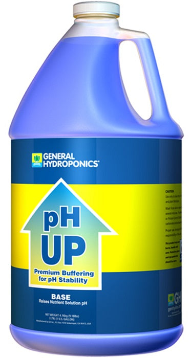 General Hydroponics pH Up Liquid, 1 Gallon