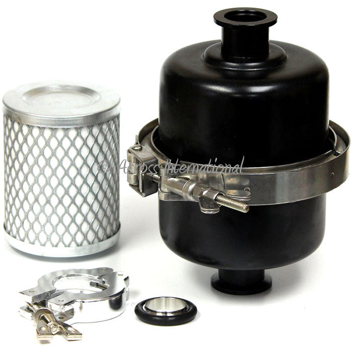 Across International EZ-Swap Large Capacity Pump Exhaust Oil Mist Filter with Fittings