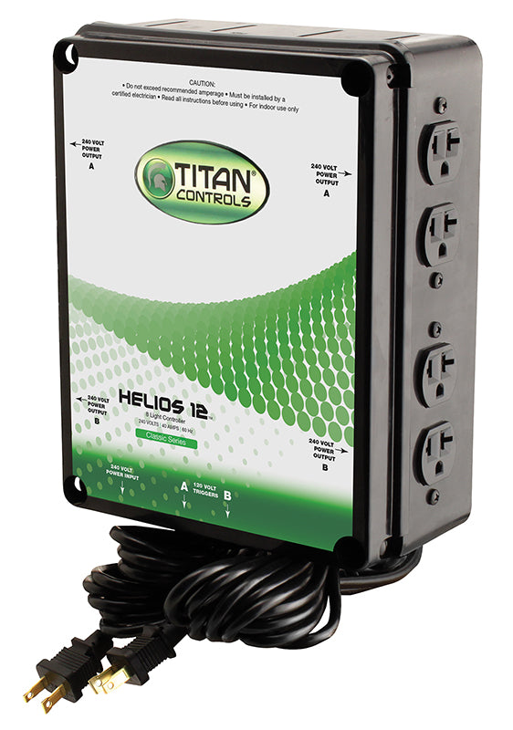 Titan Controls Helios 12 - 8 Light 240 Volt Controller w/ Dual Trigger Cords