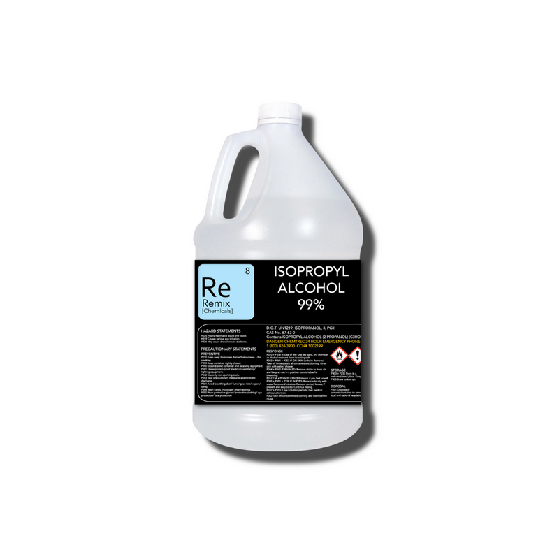 RemixChem Isopropyl Alcohol 99%, 1 Gallon (192/pallet)