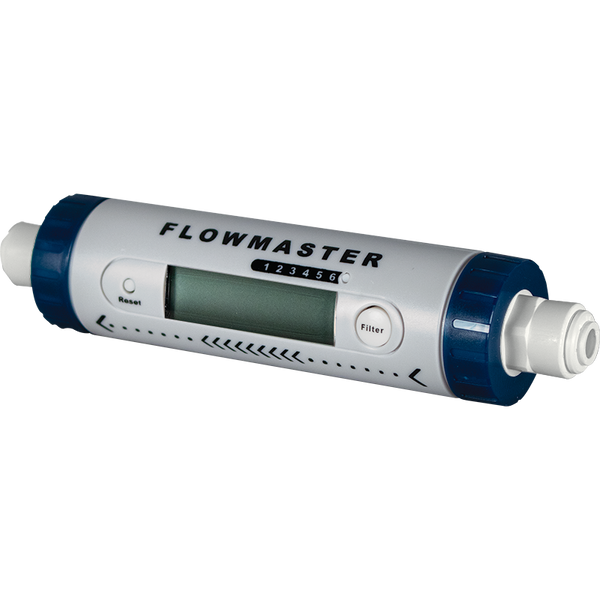 Hydro Logic TALLBoy & Evolution-RO Flowmaster Meter, 0.2-2.0 GPM - 3/8" Quick Connect (HL19020)