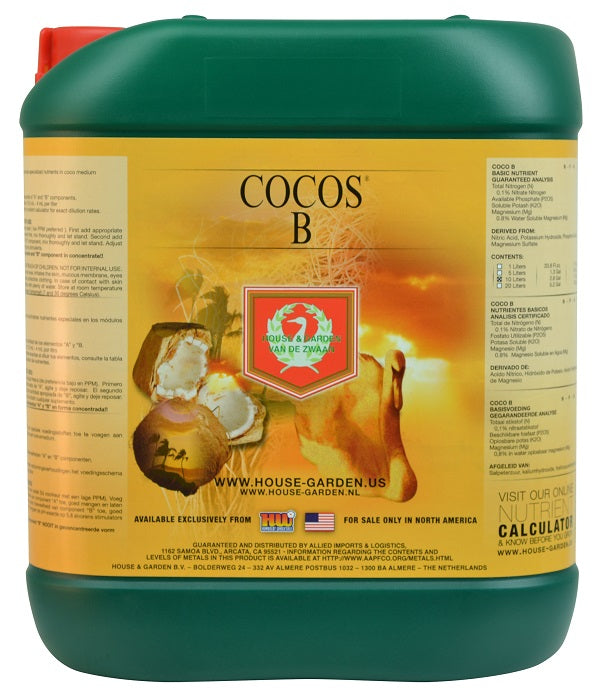 House and Garden Cocos B, 5 Liter