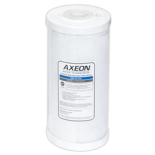Axeon 10" Filter Cartridge 5 Micron Carbon Block