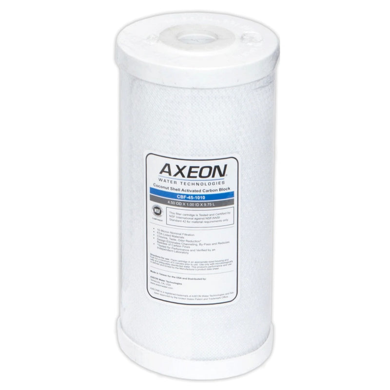 Axeon - 10" Filter Cartridge 5 Micron Carbon Block