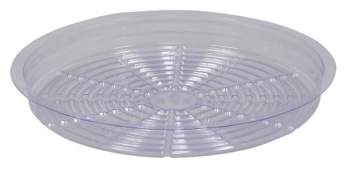 Gro Pro Premium Clear Plastic Saucer 12 in (50/Cs)