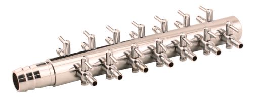 EcoPlus Air Manifold Trumpet Style 1/2 in Inlet - 16 Valve Outlet