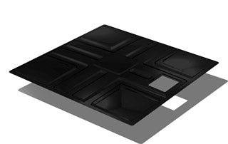Active Aqua Reservoir Cover, Black, 50 Gallon