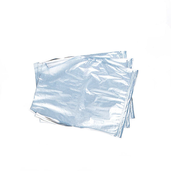 Shield N Seal 1300 Pre-Cut Clear and Metallic Vacuum Sealer Bags with Zipper, 15" x 20" - Pack of 50