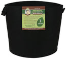 Gro Pro Premium Round Fabric Pot with Handles, 7 Gallon - Black