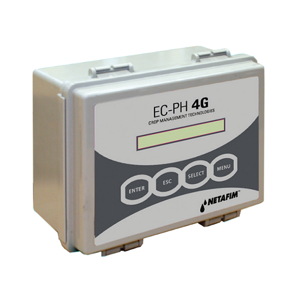 Netafim - EC & PH Kit Transmitter Monitor 4G Box EC & PH Sensor 5 Calibration Buffers