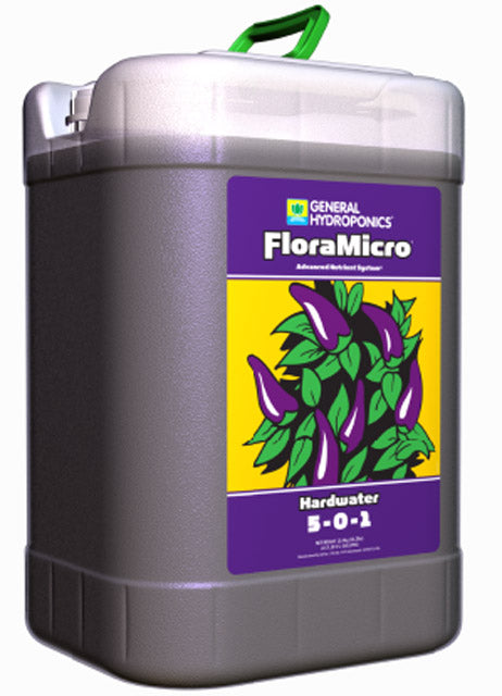 General Hydroponics FloraMicro Hardwater, 6 Gallon