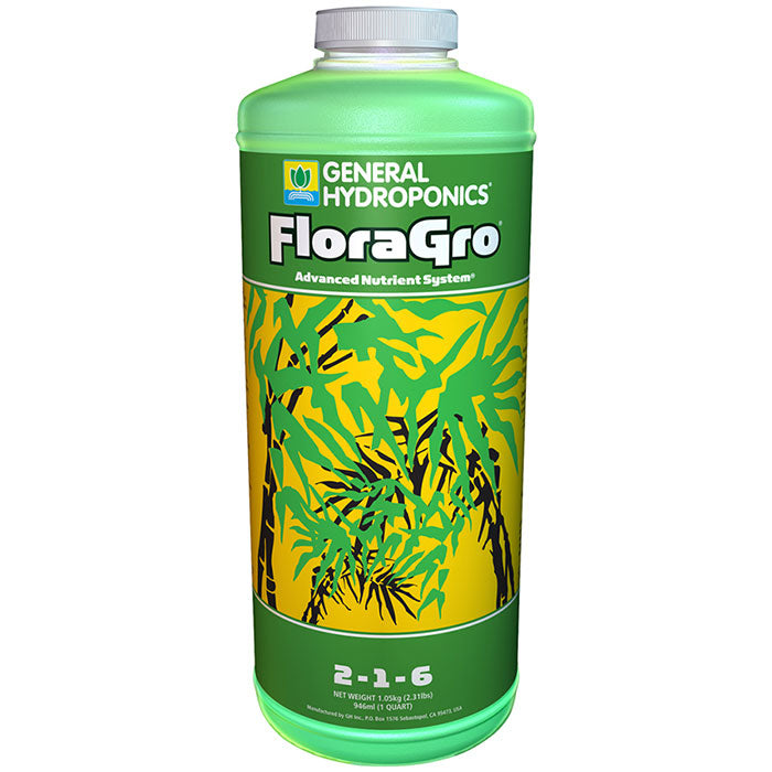 General Hydroponics Flora Gro Quart (12/Cs)