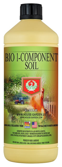 House and Garden Bio 1-Component Soil, 1 Liter