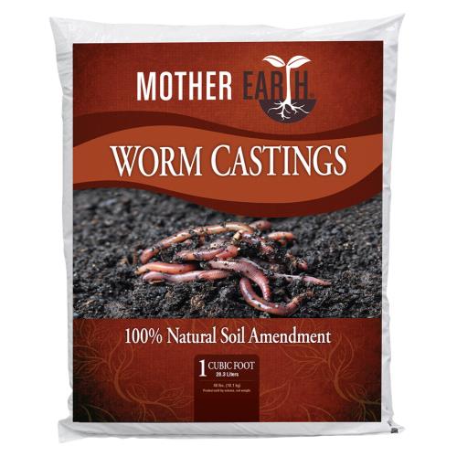 Mother Earth Worm Castings, 1 Cubic Foot