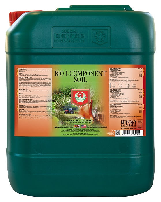 House and Garden Bio 1-Component Soil, 5 Liter