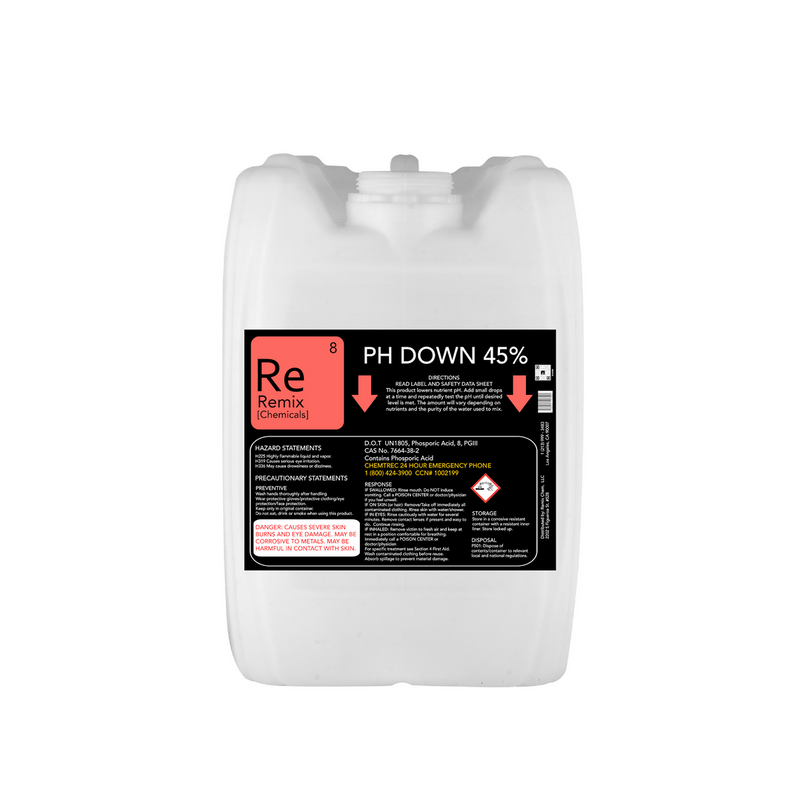 RemixChem pH Down 45%, 5 Gal (36/pallet)