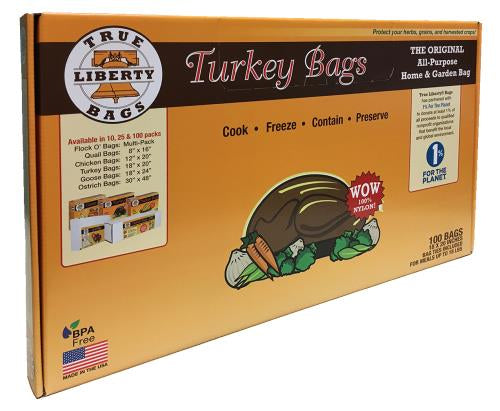 True Liberty Turkey Bags 18" x 20" - Pack of 100