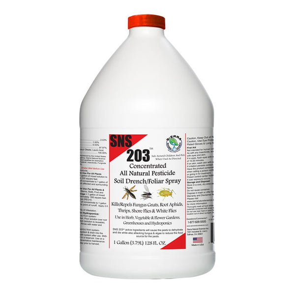 Sierra Natural Science 203 Pesticide Concentrate, 1 Gallon