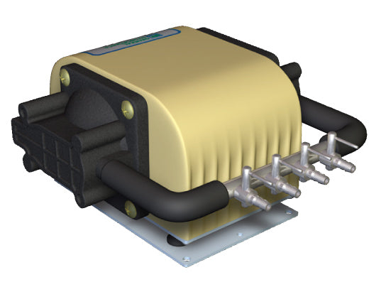 General Hydroponics Dual Diaphragm Air Pump 320 GPH (8/Cs)