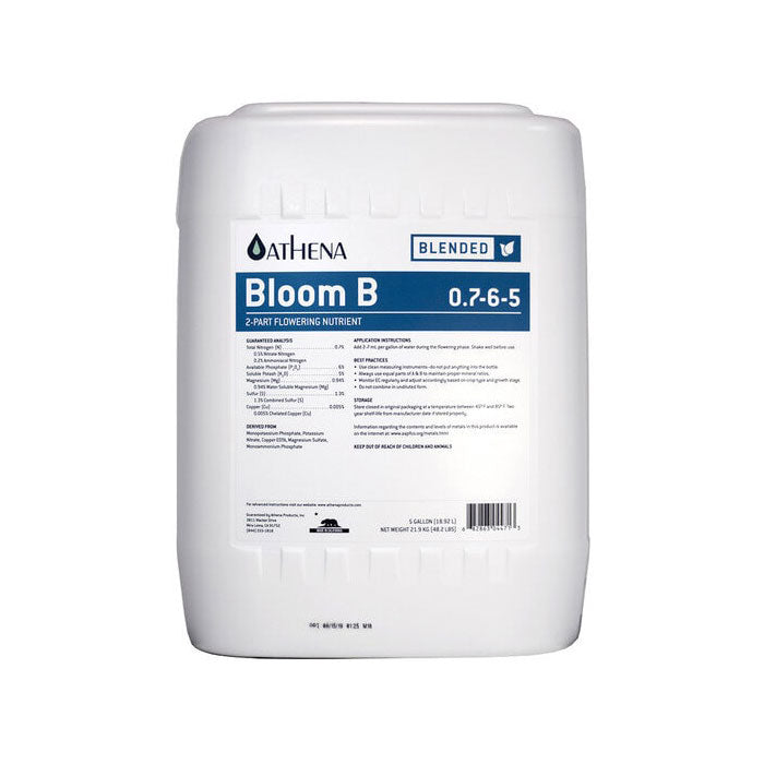 Athena Blended Bloom B 0.7-6-5, 5 Gallon