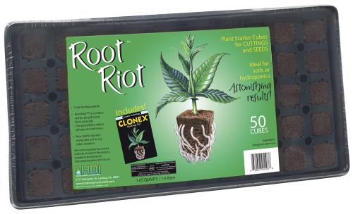 Root Riot 50 Cube Tray with Clonex Gel