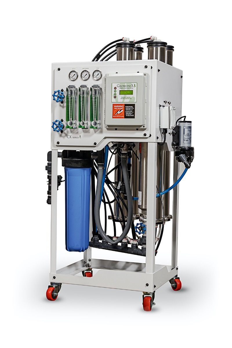 Growonix - CX Series 12000 GPD Reverse Osmosis System 3PH Pump 220v Kit, Permeate flush pumping System, Carbon tank System, Antiscalant System and Sediment Filter - Ocala