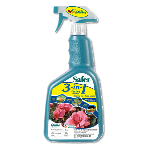 Safer Brand 3 in 1 Garden Spray Ready-to-Use, 32 oz.
